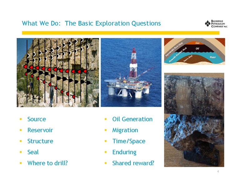June 2013 Investor Presentation – Bahamas Petroleum – slide 4