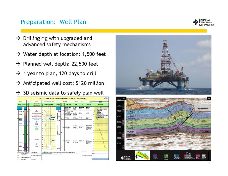 June 2013 Investor Presentation – Bahamas Petroleum – slide 8