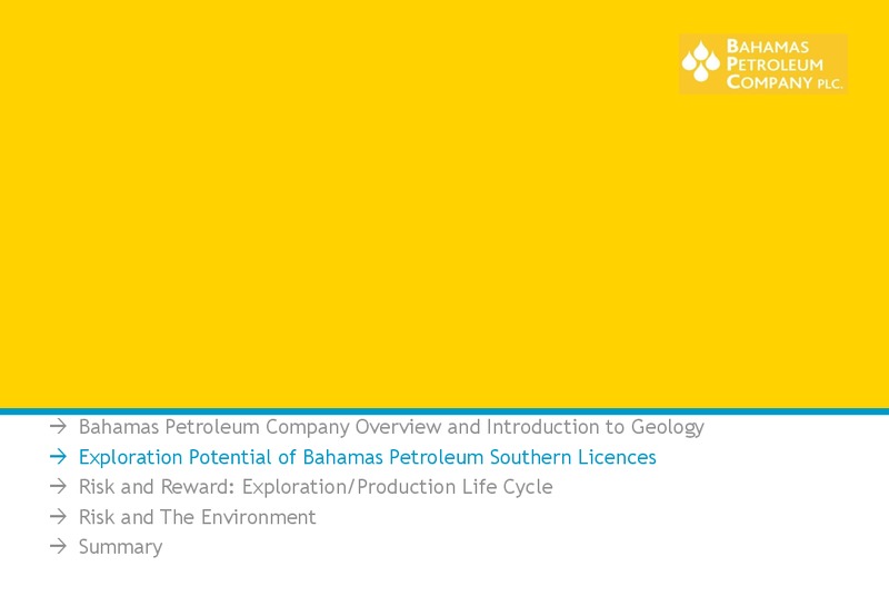 October 2012 Investor Presentation – Bahamas Petroleum – slide 9