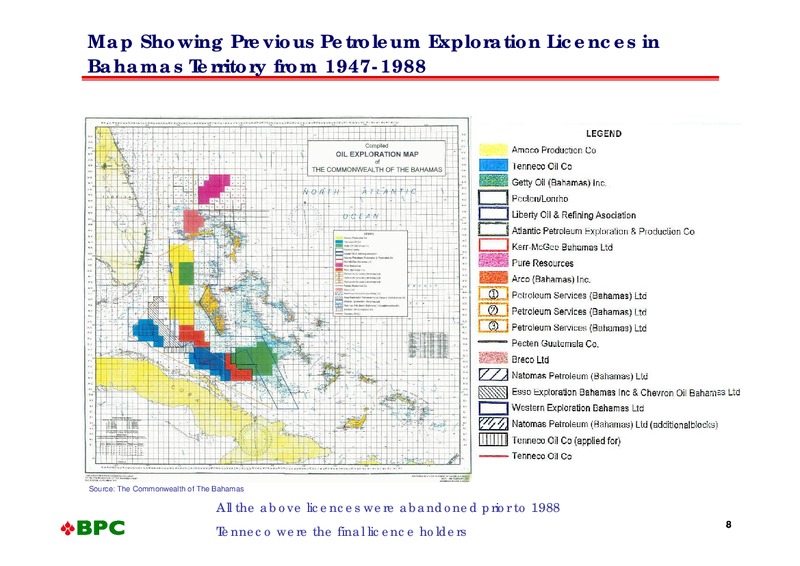 Oil Barrel Conference – Bahamas Petroleum – slide 7