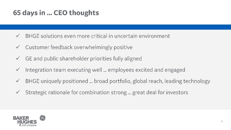 Barclays 2017 CEO Energy Power Conference – Baker Hughes – slide 3