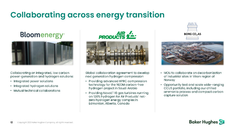 September 2021 Barclays Energy Power Conference Presentation – Baker Hughes Company – slide 11