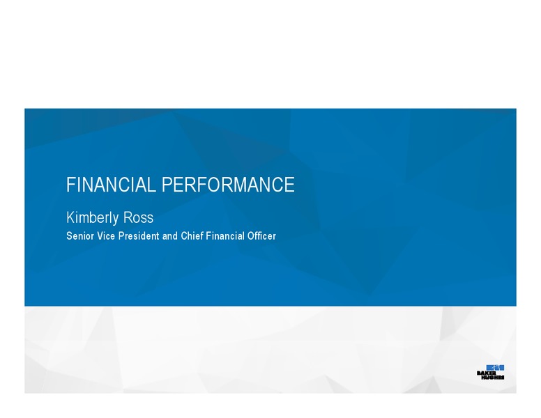 EARNINGS CONFERENCE CALL Q4 2014 – Baker Hughes – slide 8