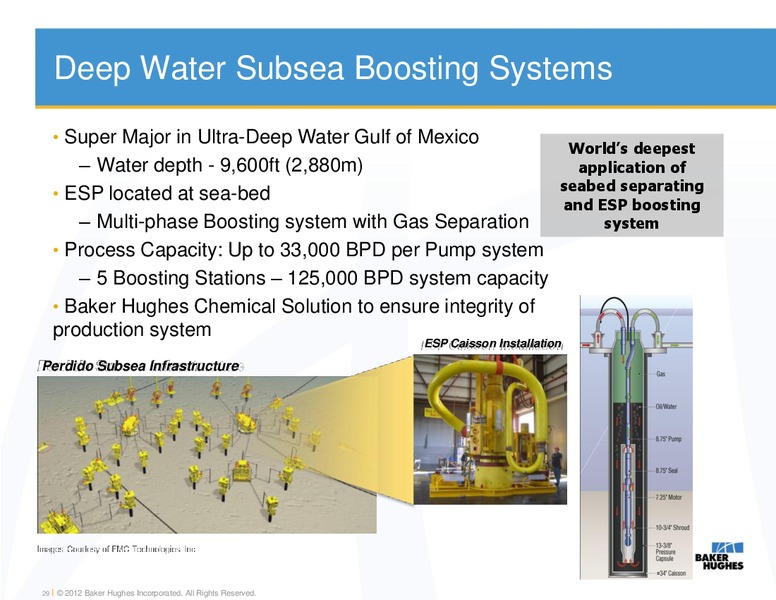 FEBRUARY 2012 INVESTOR PRESENTATION – Baker Hughes – slide 28