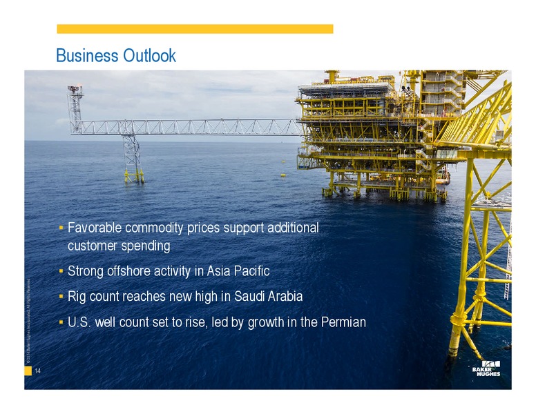 Q1 2014 RESULTS – Baker Hughes – slide 13