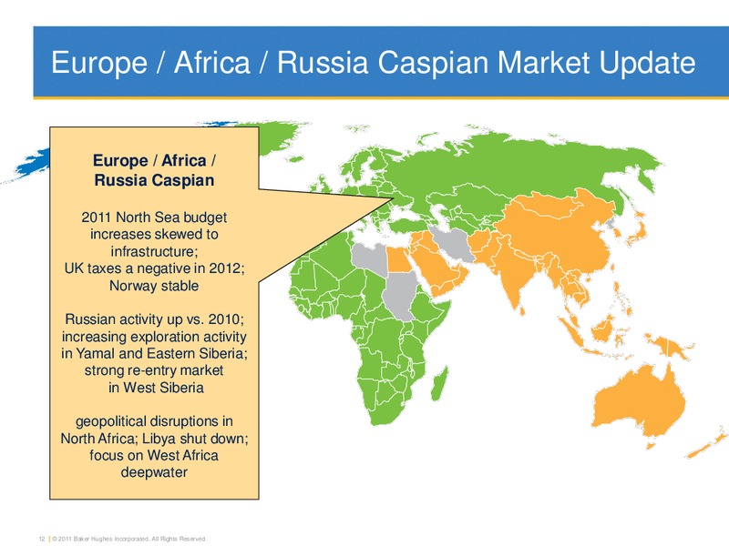 JUNE 2011 INVESTOR PRESENTATION – Baker Hughes – slide 10
