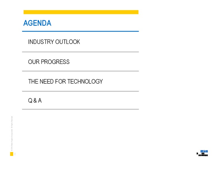 Barclays CEO Energy Power Conference – Baker Hughes – slide 2