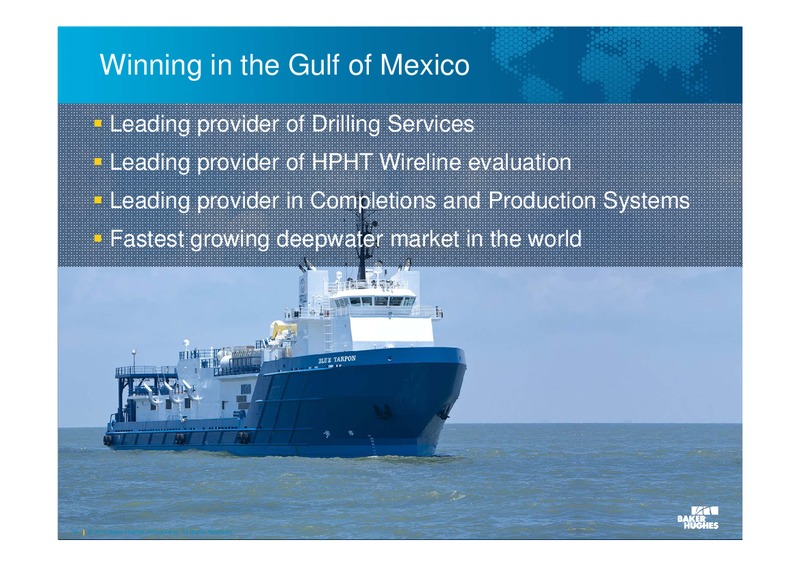 Q3 2012 RESULTS – Baker Hughes – slide 17