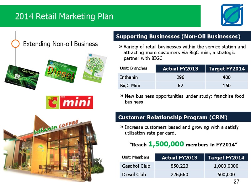 MARCH 2014 INVESTOR PRESENTATION – Bangchak Petroleum Plc – slide 27