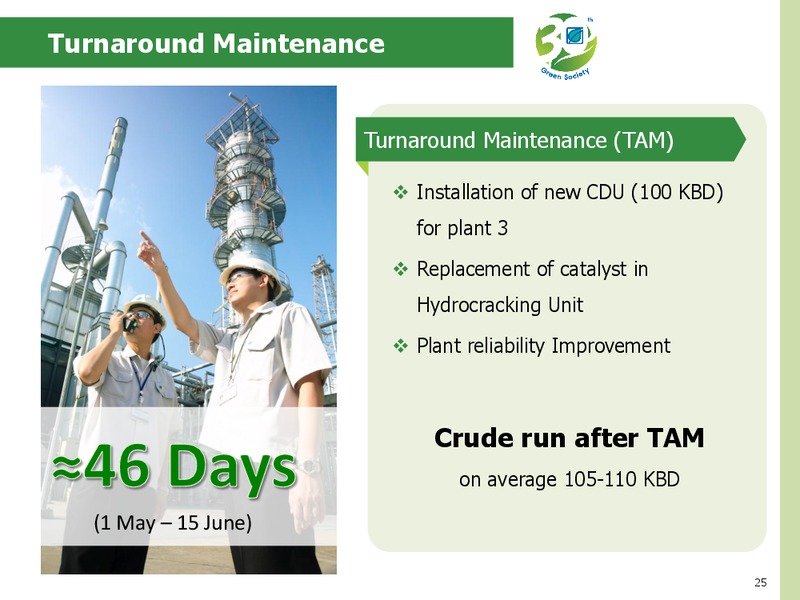Q1 2014 RESULTS – Bangchak Petroleum Plc – slide 25