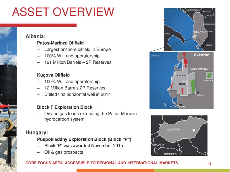 January 2016 Corporate Presentation – Bankers Petroleum Ltd. – slide 5