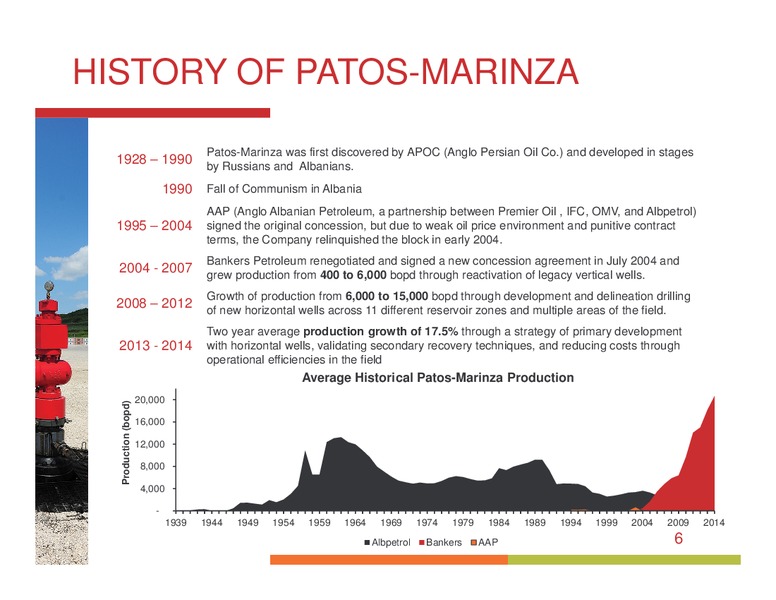 MAY 2015 ANNUAL GENERAL MEETING – Bankers Petroleum Ltd. – slide 5