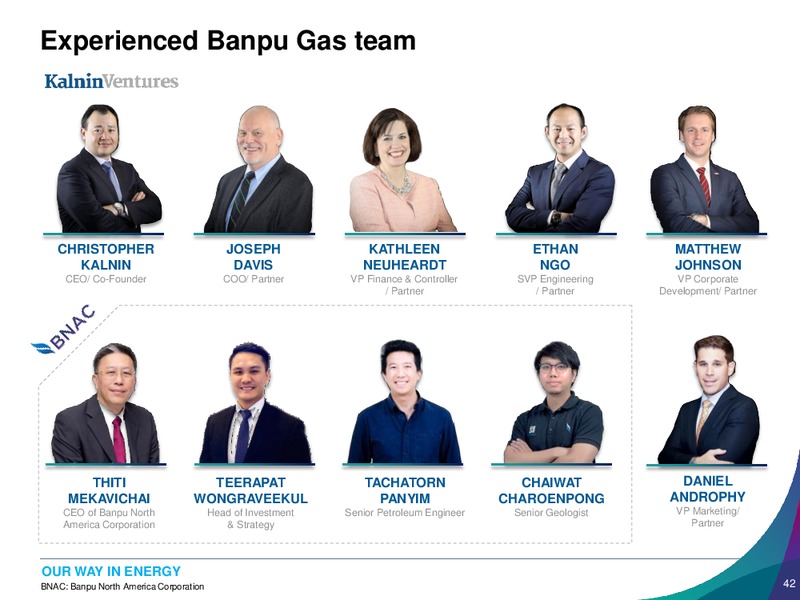 US Shale Gas Special Analyst Workshop – Banpu Public Company Limited – slide 42