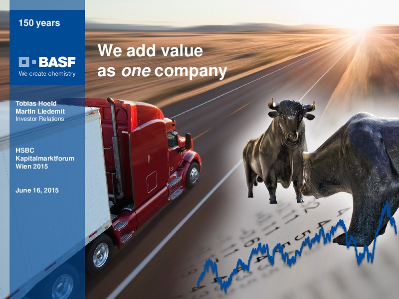 HSBC KAPITALMARKFORUM – Basf Se – slide 1