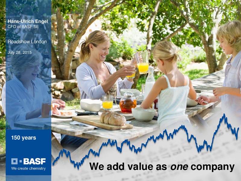 July 2015 Investor Presentation – Basf Se – slide 1