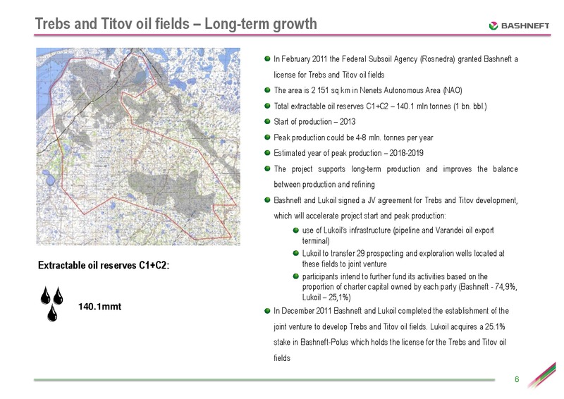 THE RUSSIA FORUM 2012 – Bashneft – slide 6