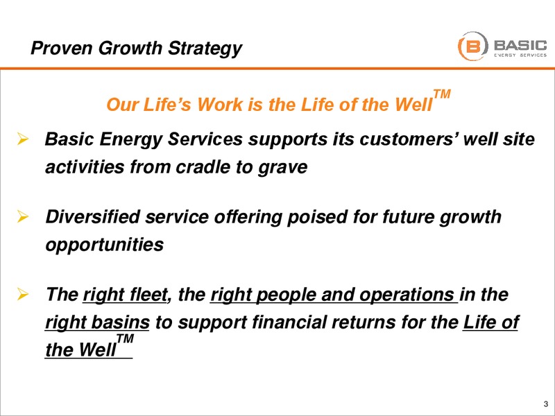Johnson Rice 2017 Energy Conference – Basic Energy Services Inc. – slide 2
