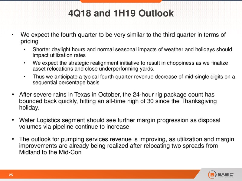 Capital One Securities 13th Annual Energy Conference – Basic Energy Services Inc. – slide 24