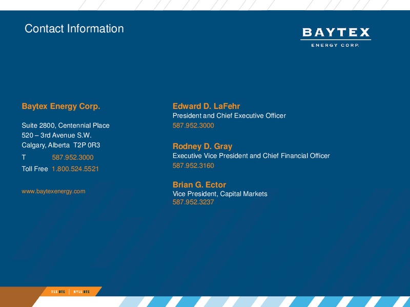 January 2019 Corporate Presentation – Baytex Energy Corp. – slide 31