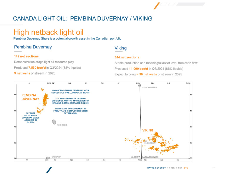 4Q 2024 Investor Presentation – Baytex Energy Corp. – slide 16