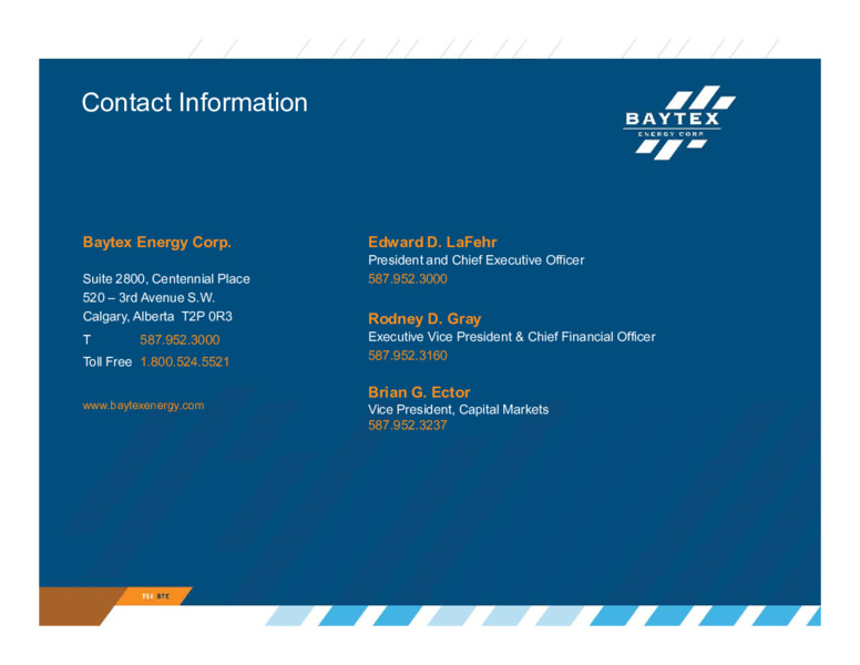 March 2022 Investor Presentation – Baytex Energy Corp. – slide 34