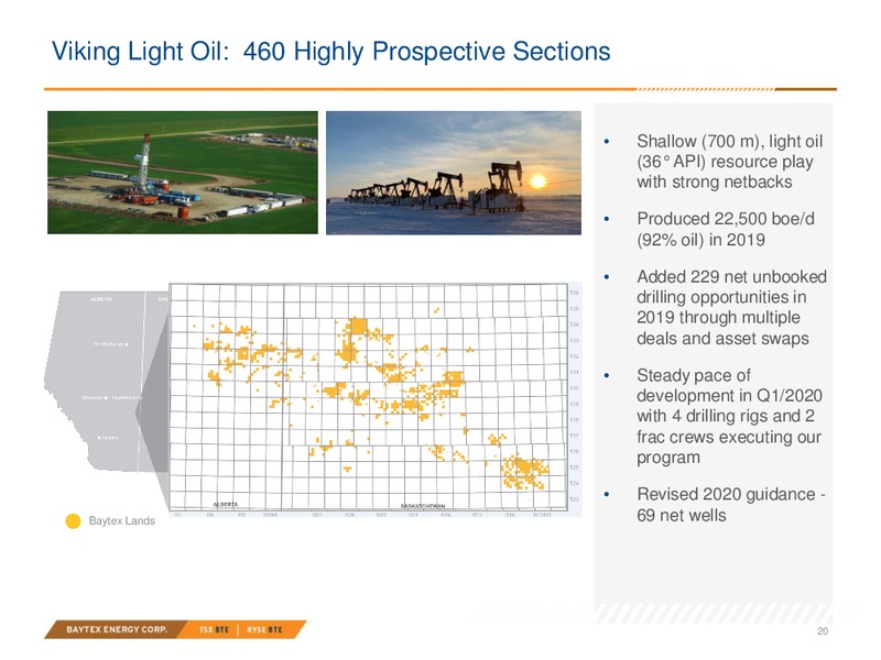 April 2020 Investor Presentation – Baytex Energy Corp. – slide 17