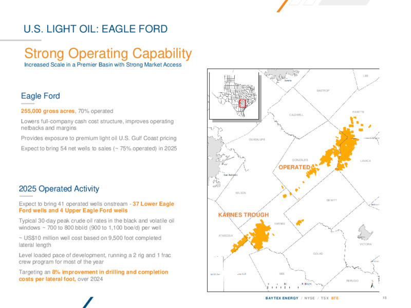 April 2025 Presentation – Baytex Energy Corp. – slide 14
