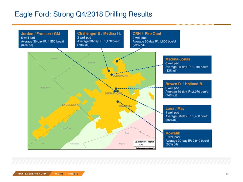 April 2019 Investor Presentation – Baytex Energy Corp. – slide 16
