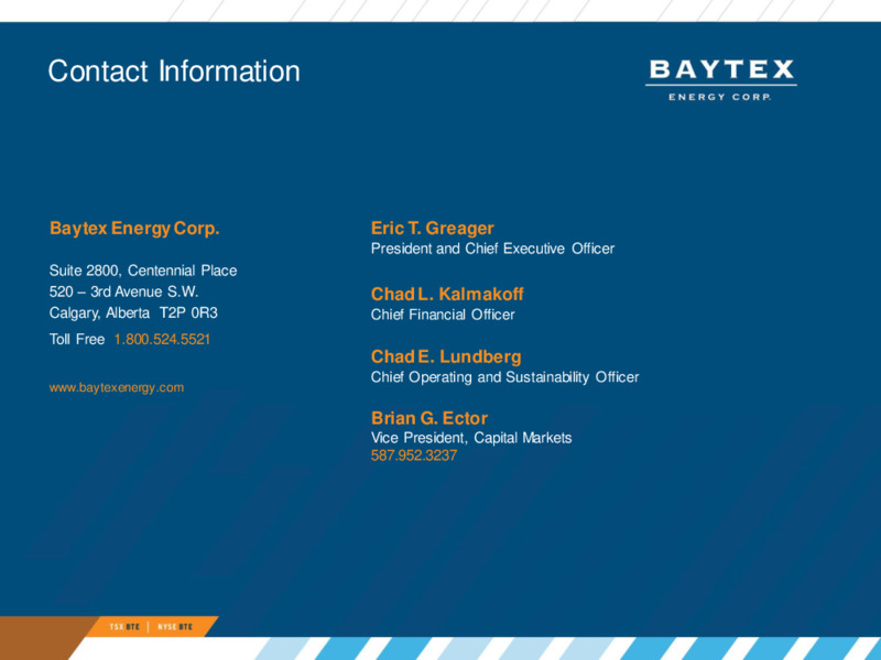 1Q 2023 Earnings Presentation – Baytex Energy Corp. – slide 33
