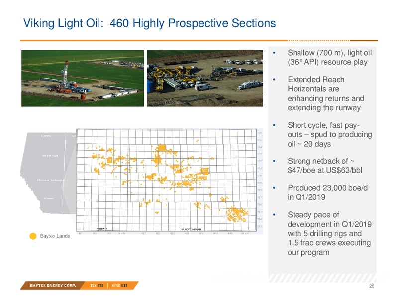 May 2019 Investor Presentation – Baytex Energy Corp. – slide 17