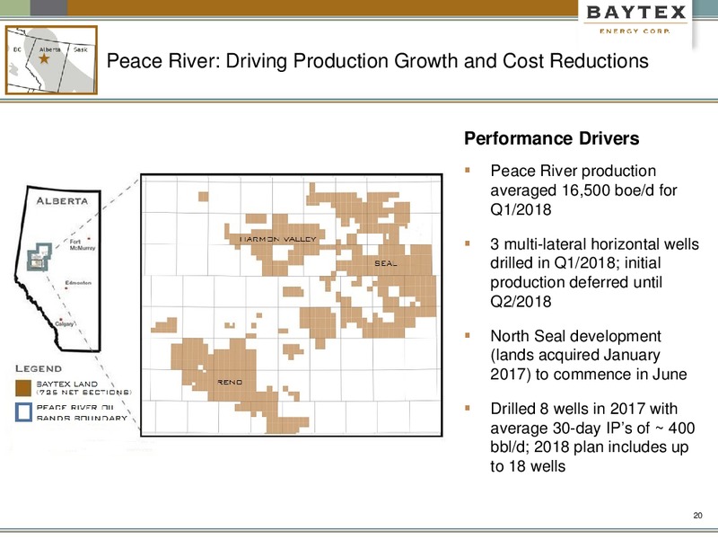 June 2018 Investor Presentation – Baytex Energy Corp. – slide 17