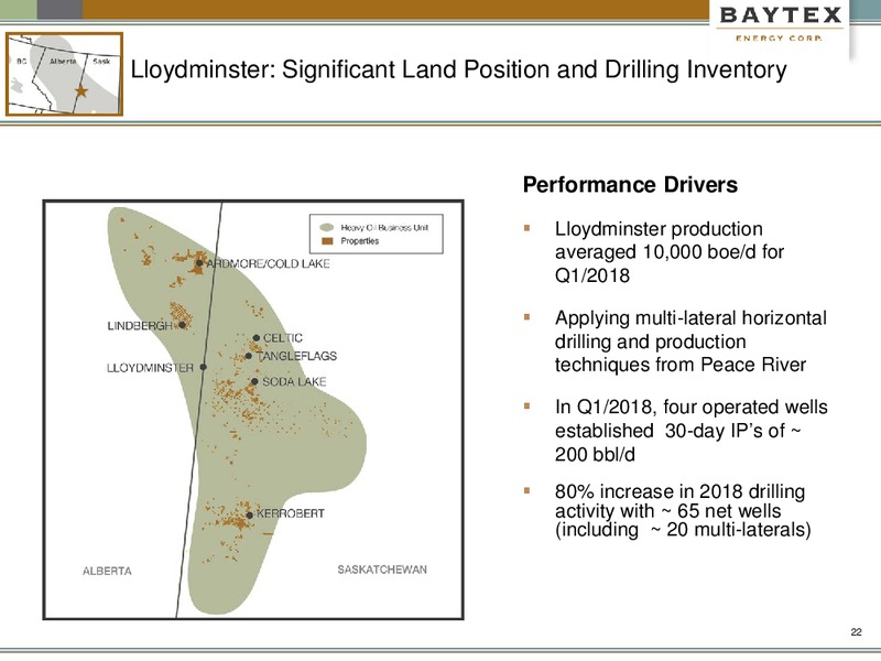 June 2018 Investor Presentation – Baytex Energy Corp. – slide 19