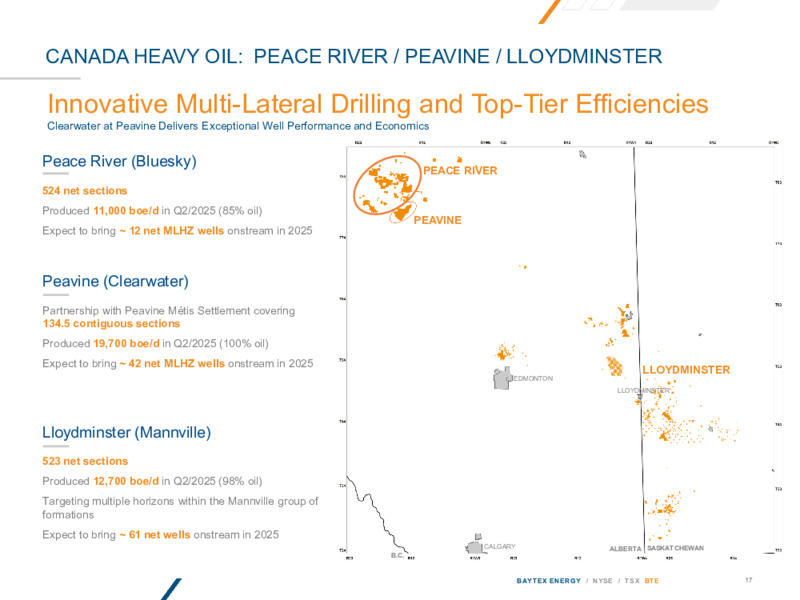 AUGUST 2025 INVESTOR PRESENTATION – Baytex Energy Corp. – slide 16