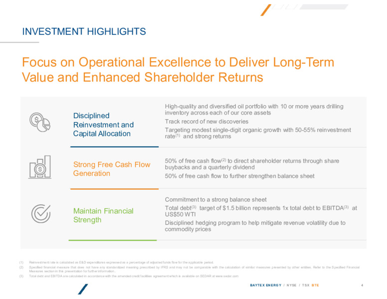 2Q 2023 Earnings Presentation – Baytex Energy Corp. – slide 3