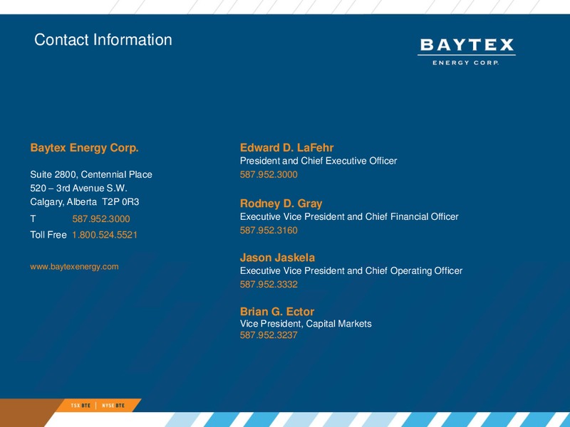 EnerCom Oil and Gas Conference – Baytex Energy Corp. – slide 21