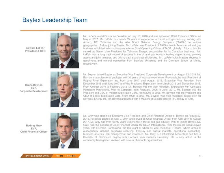 September 2018 Investor Presentation – Baytex Energy Corp. – slide 28