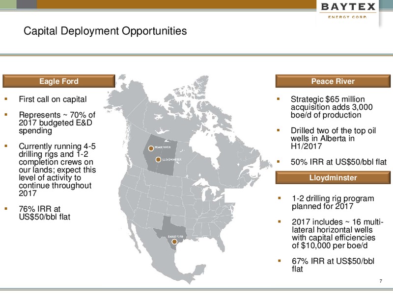 September 2017 Corporate Presentation – Baytex Energy Corp. – slide 4