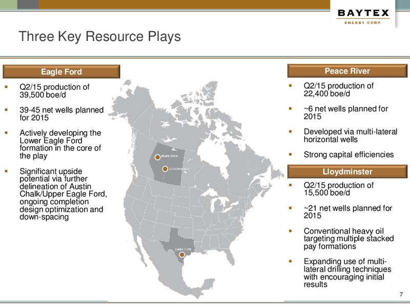 October 2015 Investor Presentation – Baytex Energy Corp. – slide 4