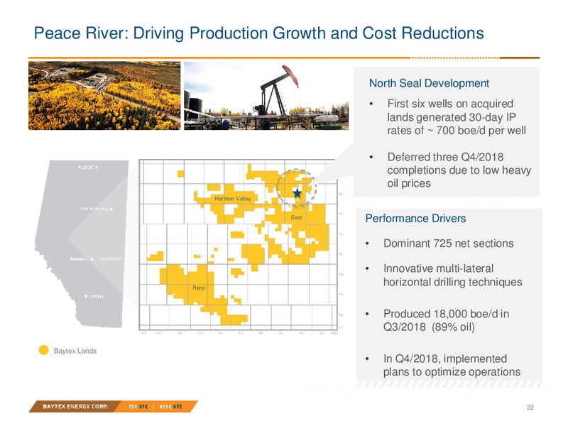 3Q 2018 Earnings Presentation – Baytex Energy Corp. – slide 19