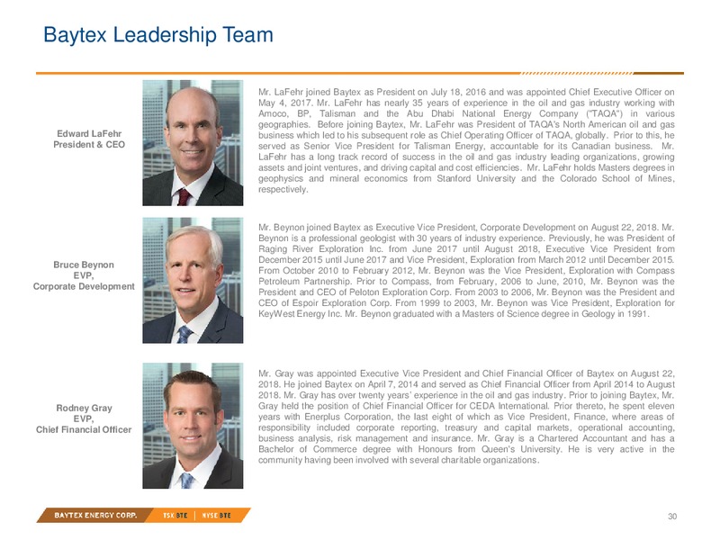 Investor Presentation – Baytex Energy Corp. – slide 27