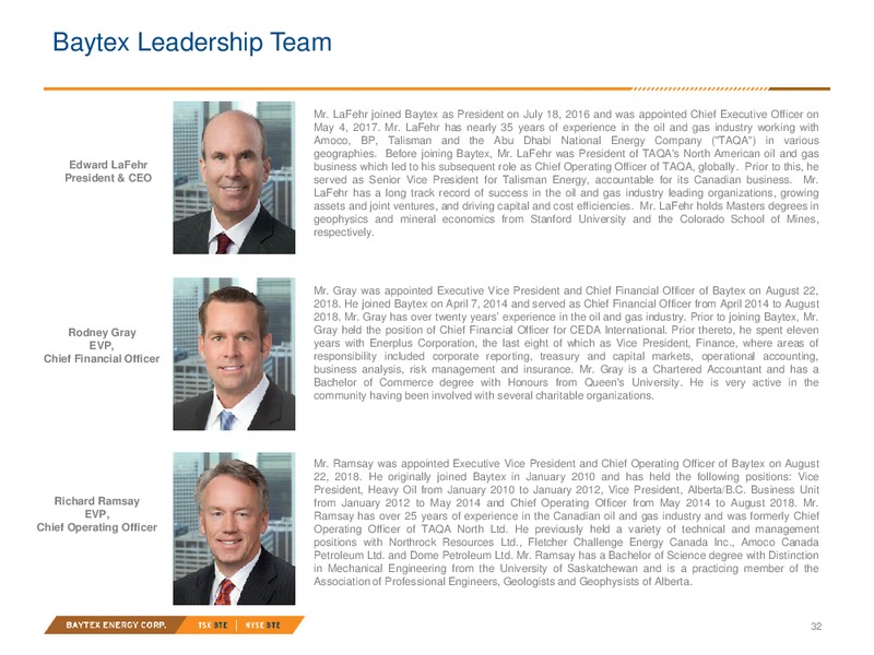 December 2018 Investor Presentation – Baytex Energy Corp. – slide 29