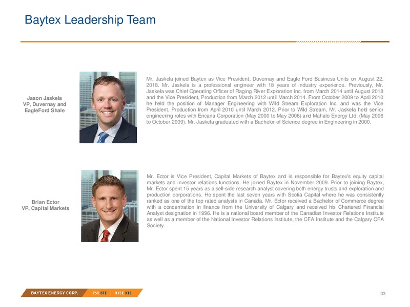 December 2018 Investor Presentation – Baytex Energy Corp. – slide 30