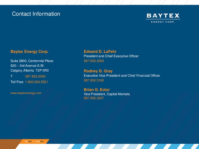 2020 Capex Presentation – Baytex Energy Corp. – slide 32