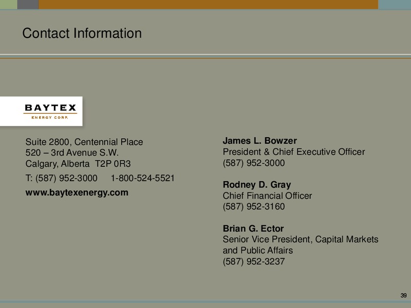 December 2015 Investor Presentation Update – Baytex Energy Corp. – slide 36