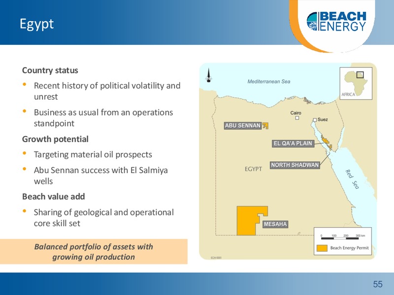 Non Deal Roadshow – Beach Energy Limited – slide 54