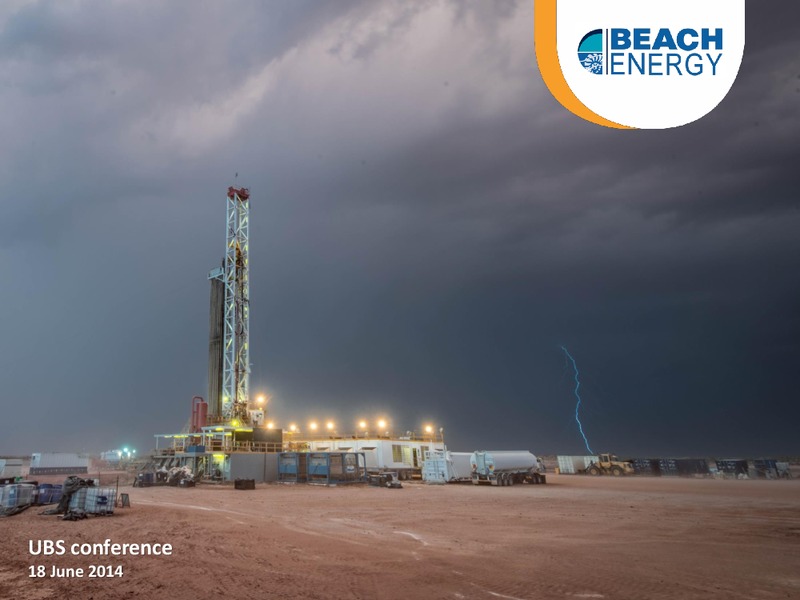 UBS CONFERENCE – Beach Energy Limited – slide 1