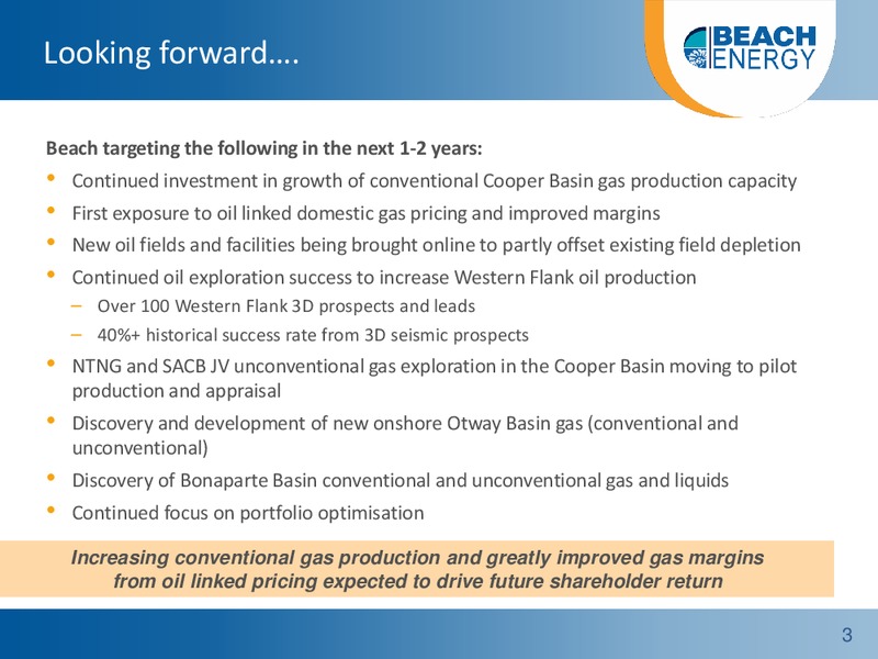 UBS CONFERENCE – Beach Energy Limited – slide 2