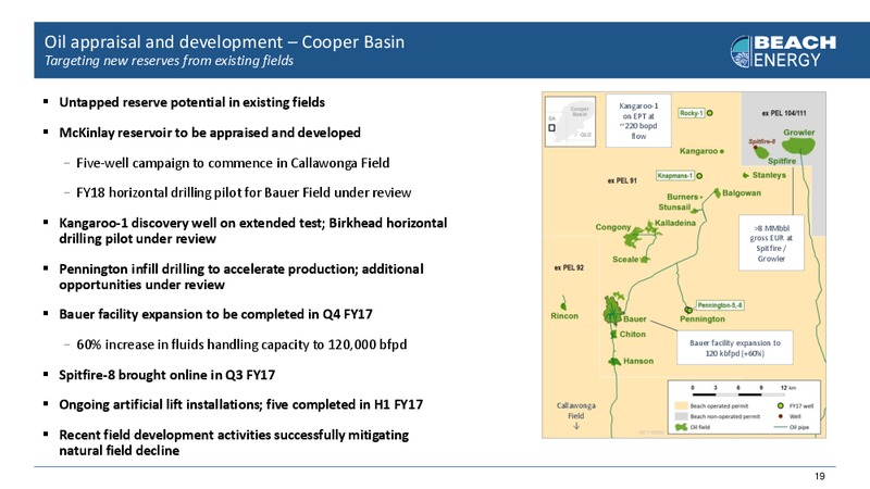 May 2017 Macquarie Australia Conference – Beach Energy Limited – slide 18