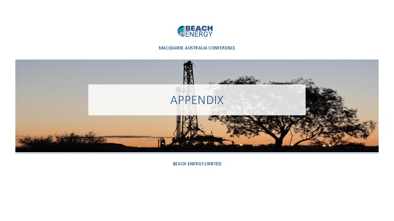May 2017 Macquarie Australia Conference – Beach Energy Limited – slide 25