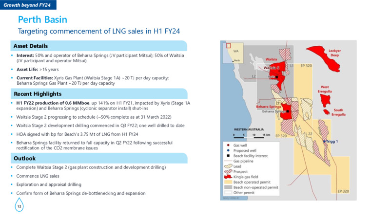 Macquarie Australia Conference 2022 – Beach Energy Limited – slide 12